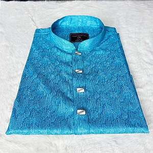 Premium Cotton Print Panjabi